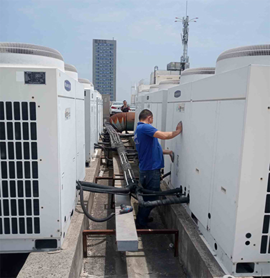 鱼峰中央空调制热和不制冷系统维修方法